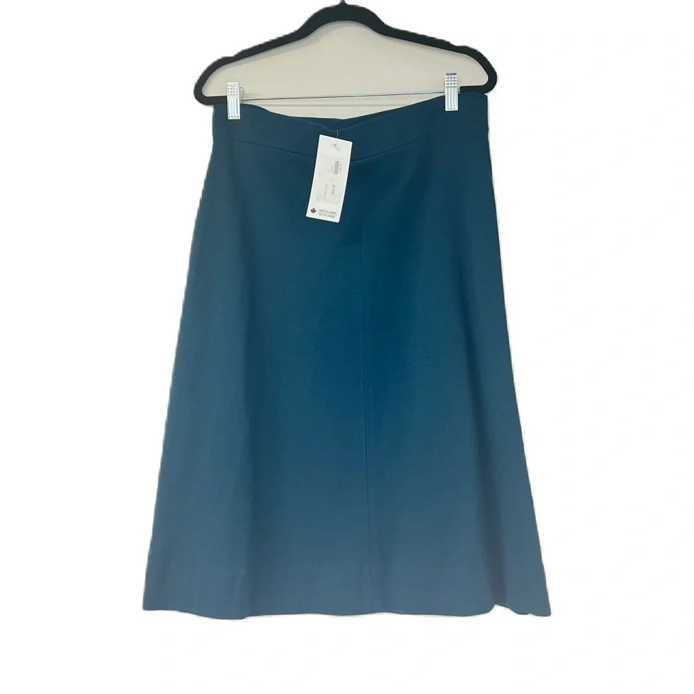 NWT Women's Solid Lightweight Flare Midi Pull on Skirt Size L